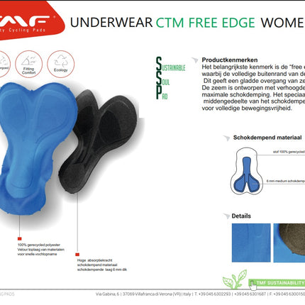 bikeboxer. Damen Schwarz