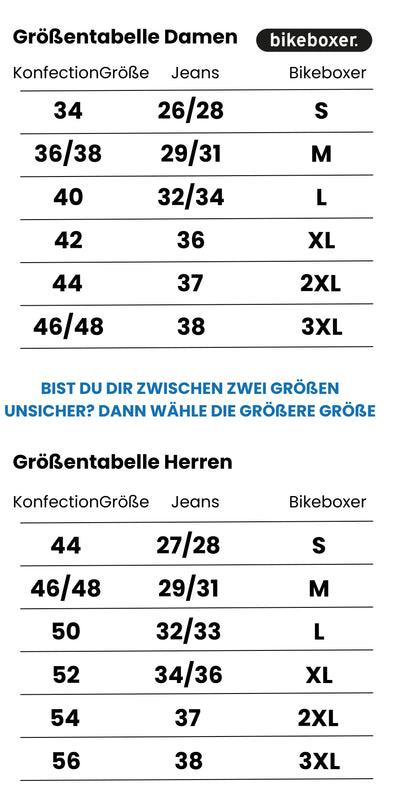 Größentabelle